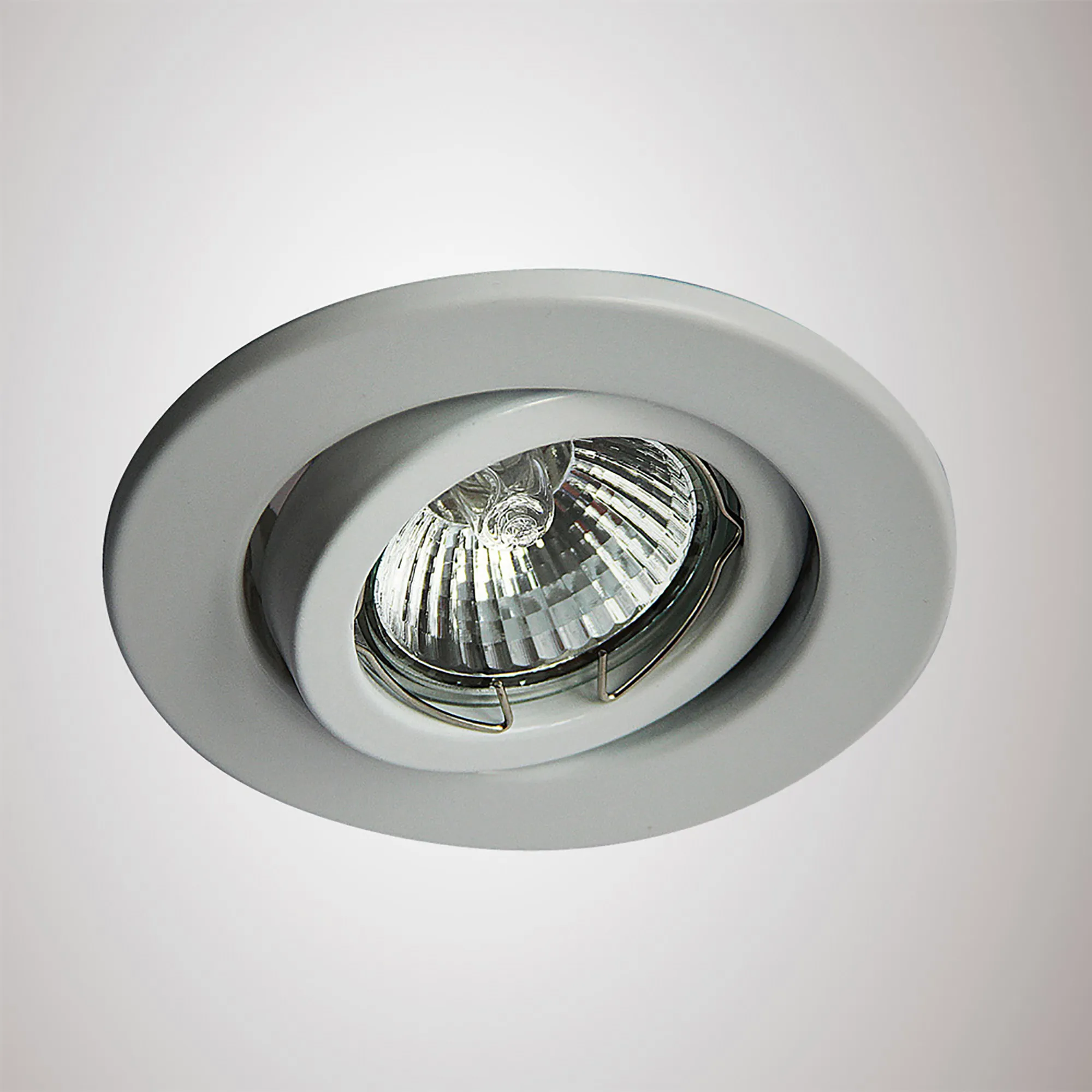 Hudson GU10 Adjustable Downlight, Cut Out 84mm White D0035  Deco Hudson